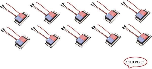 Diyez Elektronik Ve Aydınlatma Sistemleri 10 Adet Ayna Arkası On-Off Dimmer Dokunmatik Sensör 2 Key - 12-24V - 8,33A - 100W - Image 1