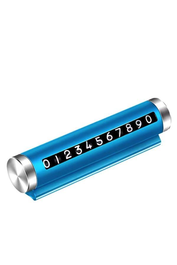 Araç İçi Metal Numaratör Çevirmeli Mavi - Image 1