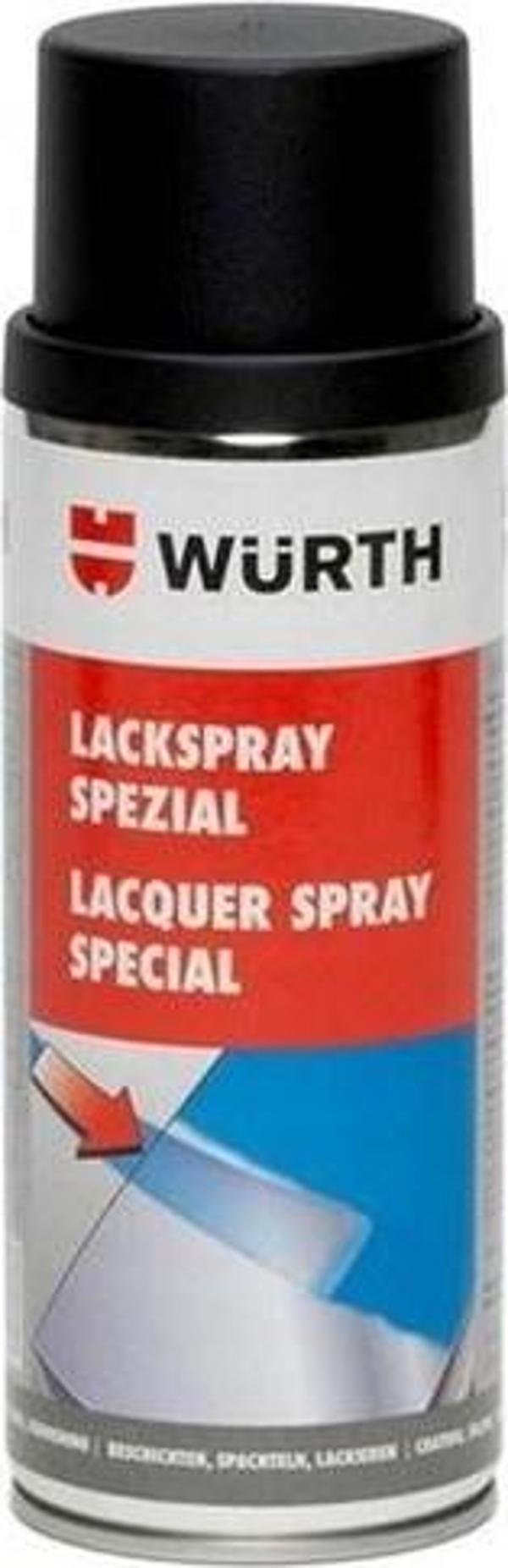 Würth 650°C Isıya Dayanıklı Mat Siyah Boya 400 Ml. Made İn Germany - Image 1