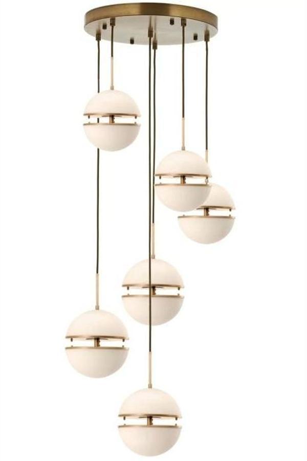 LEDLİ YUVARLAK ALTILI AVİZE A-167-6 - Image 1