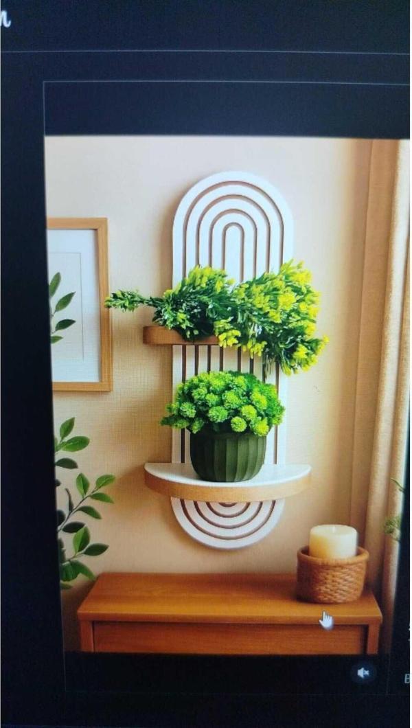 Y&A Kıraasyon Dekoratif Duvar Rafı Balkon Rafı Antre Rafı - Image 1