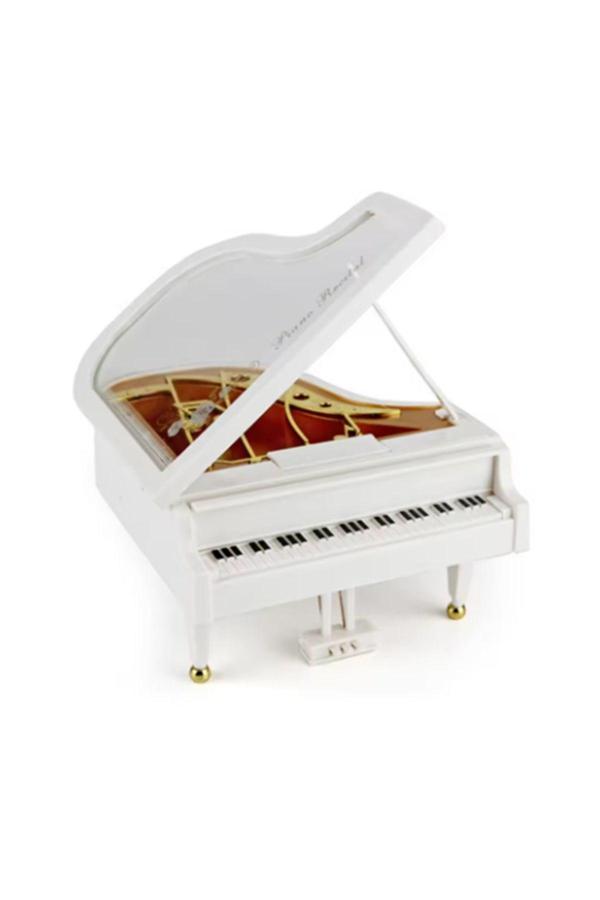 Dekoratif Mini Piano Müzik Kutusu - Image 1