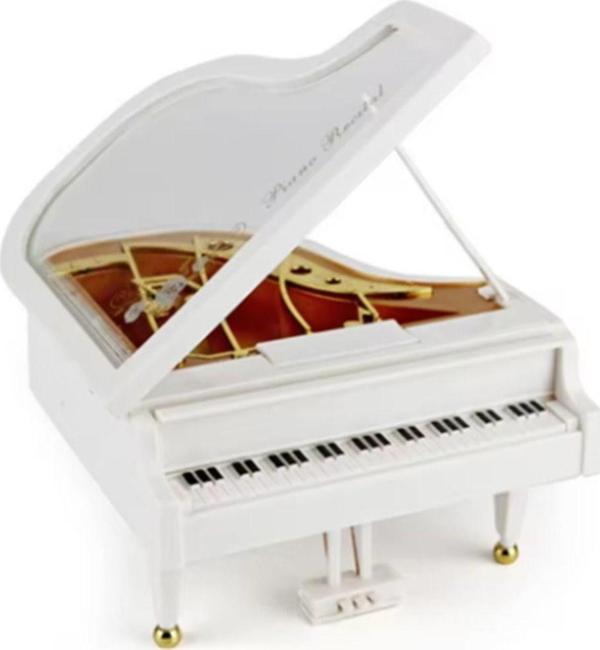 Dekoratif Mini Piano Müzik Kutusu - Image 1