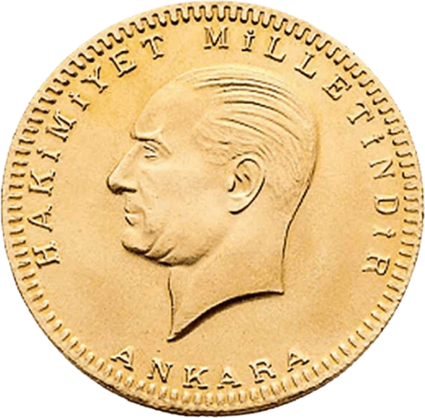 1 Adet Eski Tarihli Ata Lira - Image 1