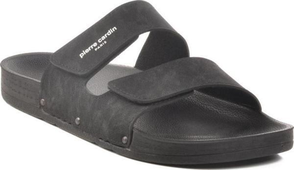 Pierre Cardin PC-7039 M Büyük Numara Siyah Erkek Terlik - Image 1