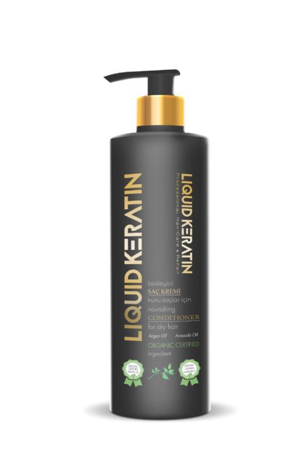 Kuru Mat Sert Kırık Yıpranmış Saç Uçları Için Durulanmayan Keratin Saç Bakım Kremi (NEMLENDİRİCİ) - Image 1