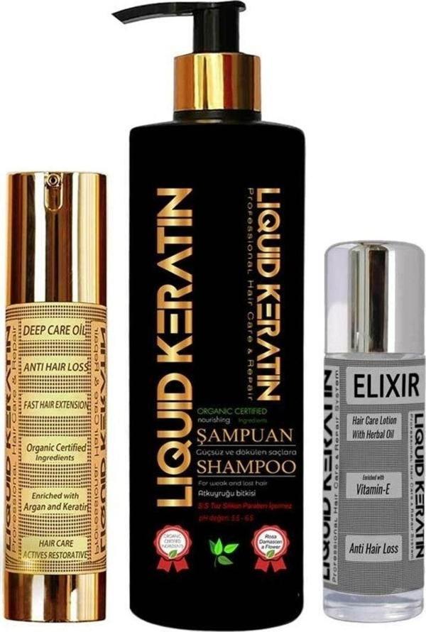 Yağlanan Saçlar Için Keratin Bakım Seti - Image 1