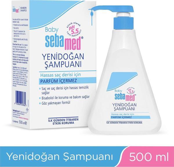 Sebamed Bebek Şampuanı Yenidoğan 500x2 1000 ML - Image 1