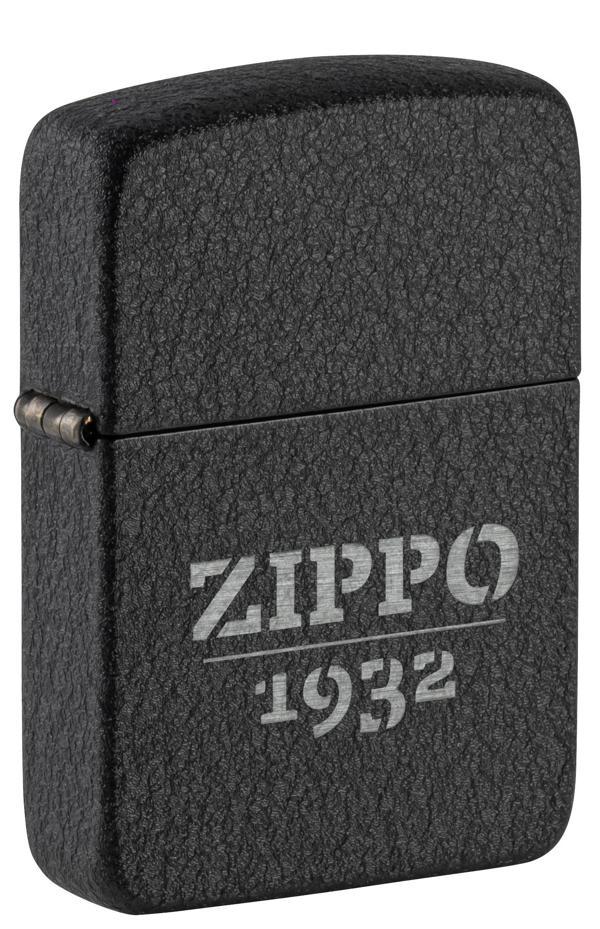 Zippo 1932 Replica Black Crackle Dizayn Çakmak - Image 1