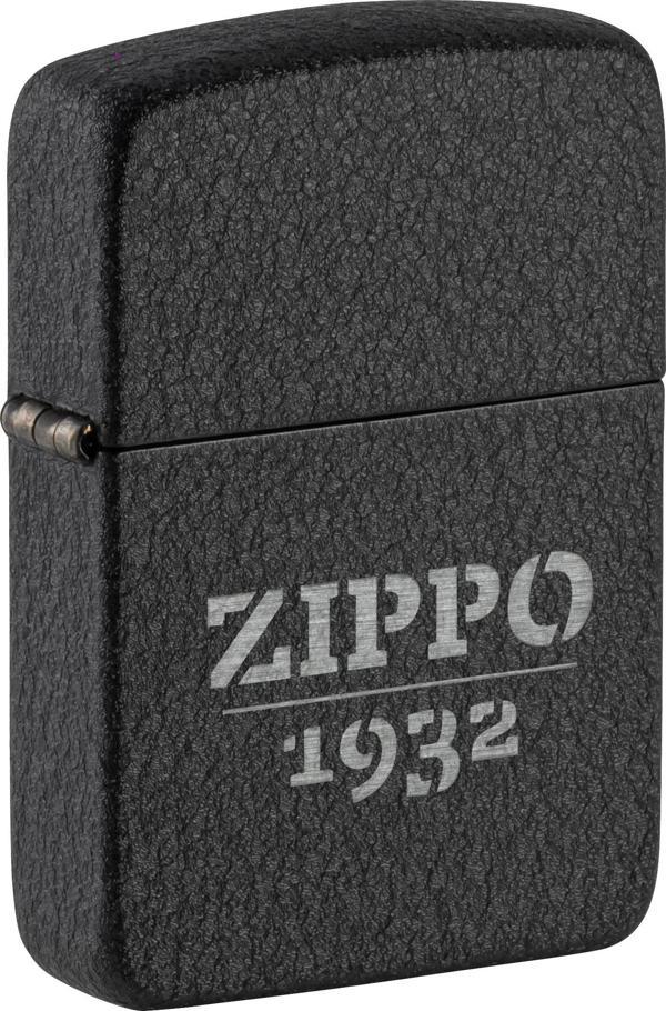 Zippo 1932 Replica Black Crackle Dizayn Çakmak - Image 1