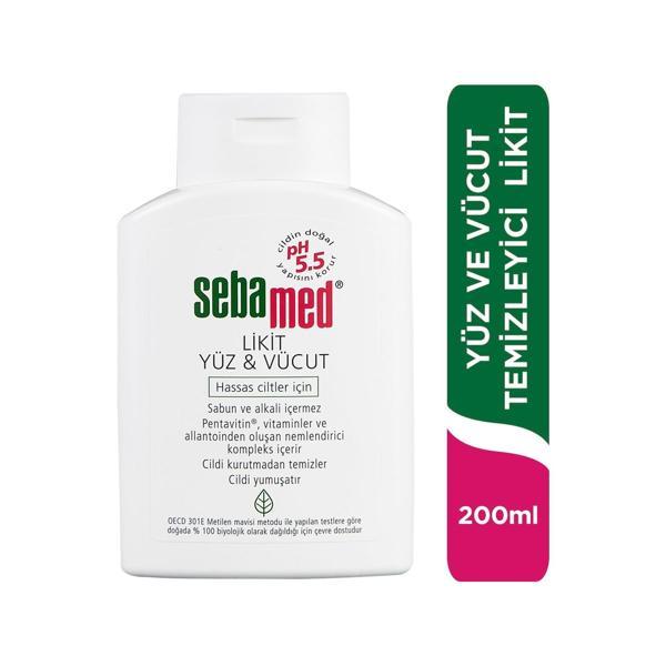 Sebamed Likit Yüz ve Vücut Temizleyici 200 ml 2 Adet - Image 1