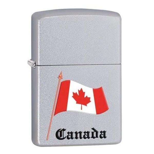 Zippo Canada Flag - Kanada Bayrağı Dizayn Çakmak - Image 1