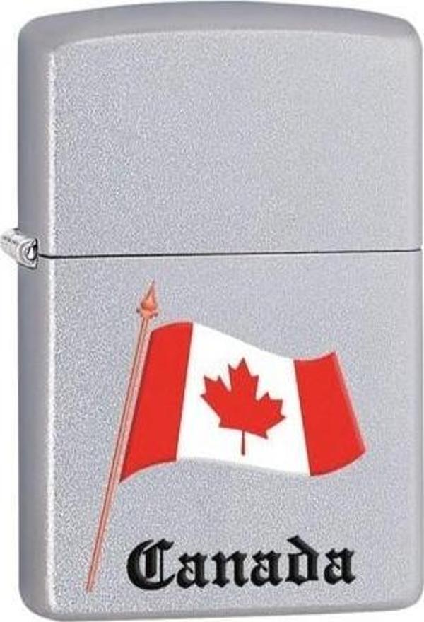 Zippo Canada Flag - Kanada Bayrağı Dizayn Çakmak - Image 1