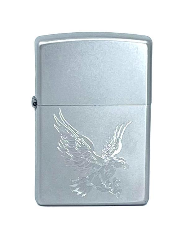 Zippo Eagle - Kartal Satin Chrome Dizayn Çakmak - Image 1