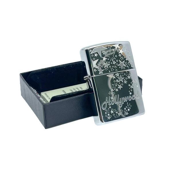 Zippo High Polish Chrome Hollywood Dizayn Çakmak - Image 1
