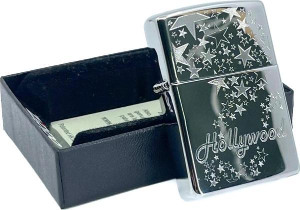 Zippo High Polish Chrome Hollywood Dizayn Çakmak - Image 1