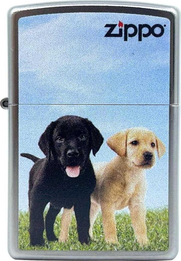 Zippo Labrador Puppies - Labrador Yavruları Dizayn Çakmak - Image 1