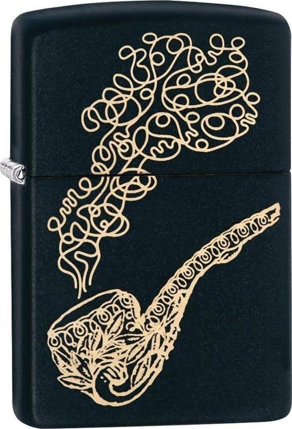 Zippo Lazer Pipo Gravür İşleme Pipo Çakmağı - Image 1