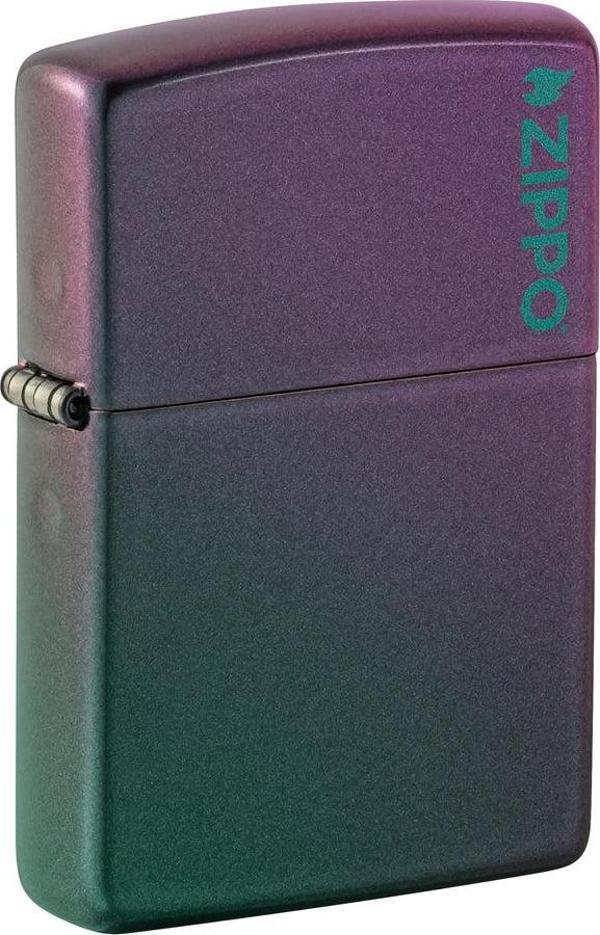 Zippo Logo Iridescent Matte - Yanardöner Dizayn Çakmak - Image 1
