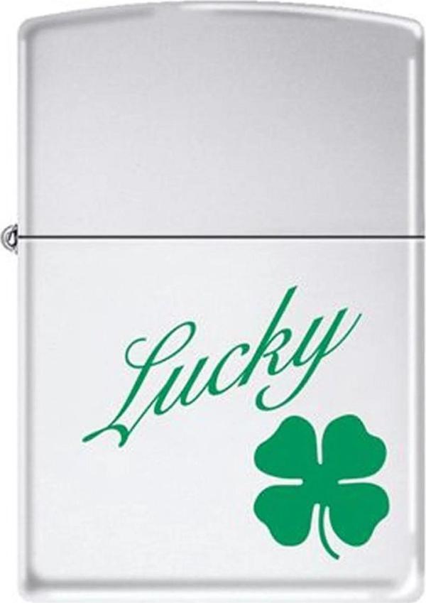 Zippo Lucky Cloverleaf - Şans Yoncası Dizayn Çakmak - Image 1