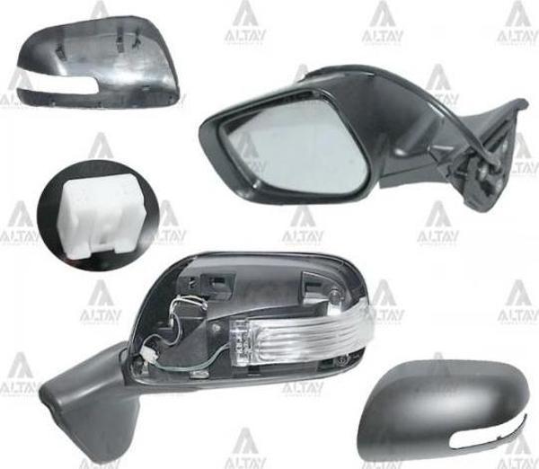 Dış Dikiz Aynası Auris 2010-2012 Elektrikli Isıtmalı Sinyalli Otomatik Katlanır Sol (Oem No:87906-02 - Image 1