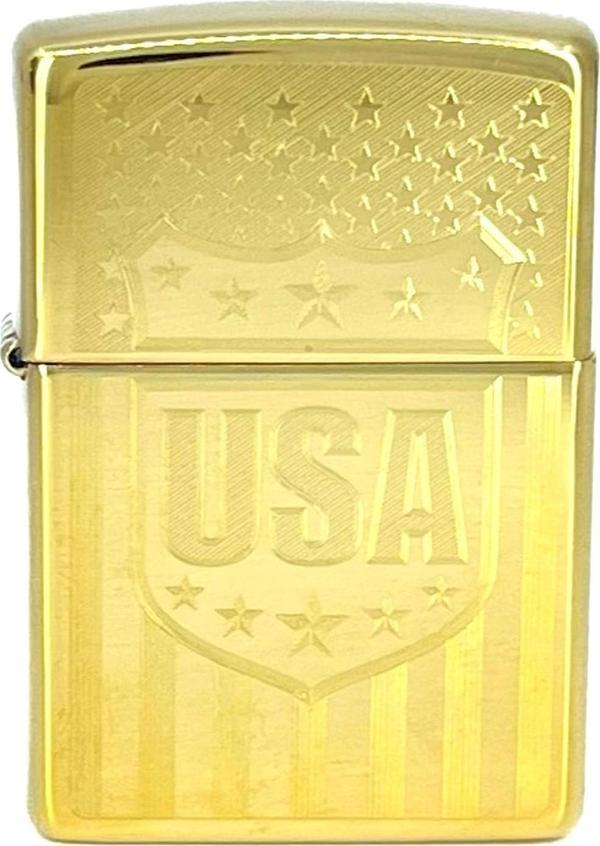 Zippo USA Badge Dizayn Çakmak - Image 1