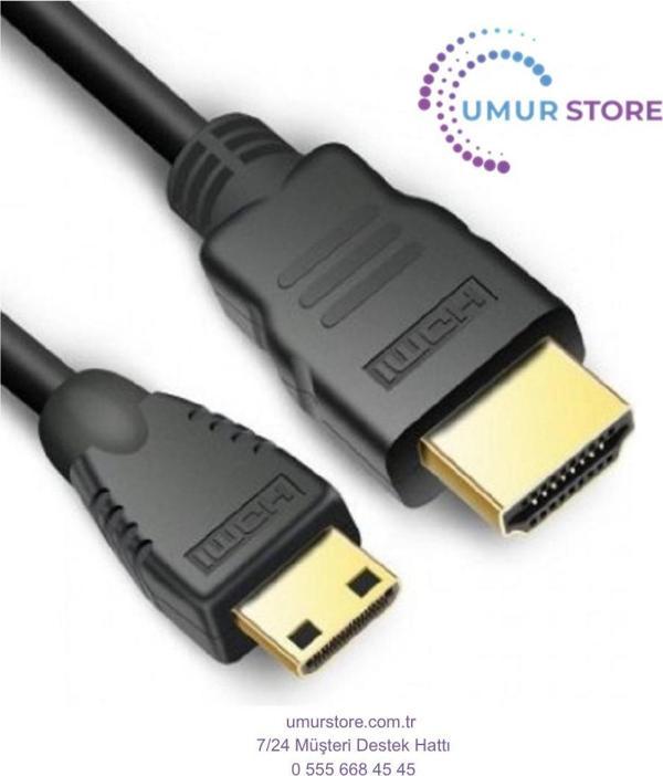 4K @ 60HZ Gold Altın Uç 1.5 Metre Yüksek Hızlı Mini HDMI - HDMI Kablo Mini 4K HDMI Kablosu Laptop No - Image 1