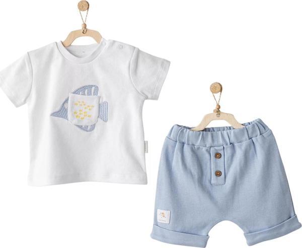 Ocean İs My Happy Place 2'li Bebe Takım Blue - Image 1