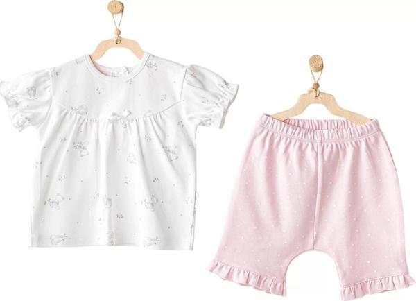 Cuddly Bunny Bear 2'li Bebe Takım Pink - Image 1