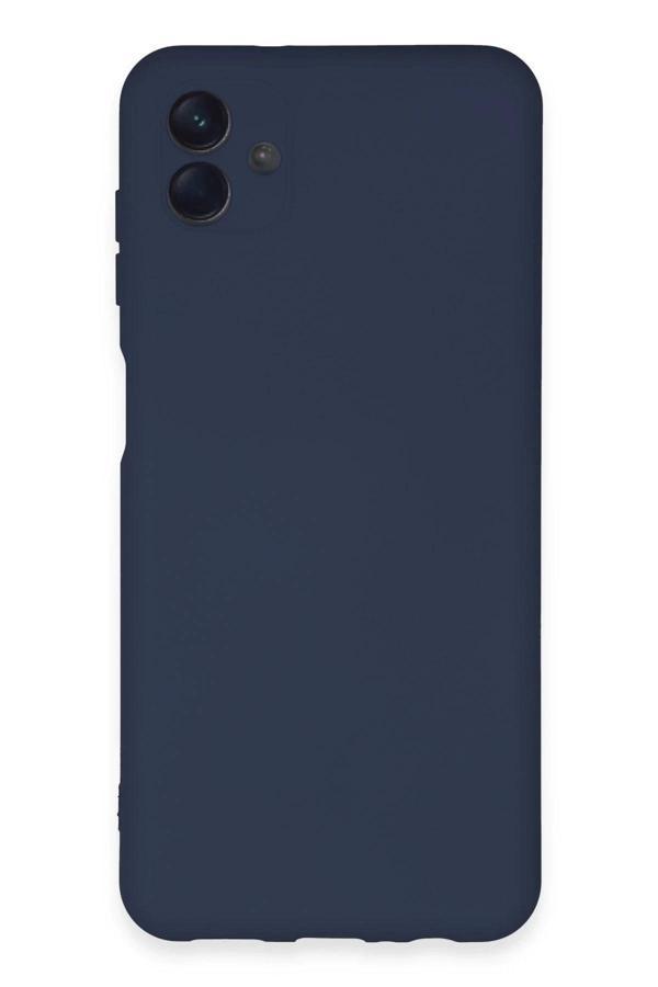 Samsung Galaxy A04E Kılıf Nano içi Kadife Silikon - Lacivert - Image 1