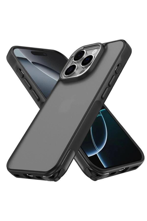 iPhone 16 Pro Kılıf Elegant Kapak - Siyah - Image 1