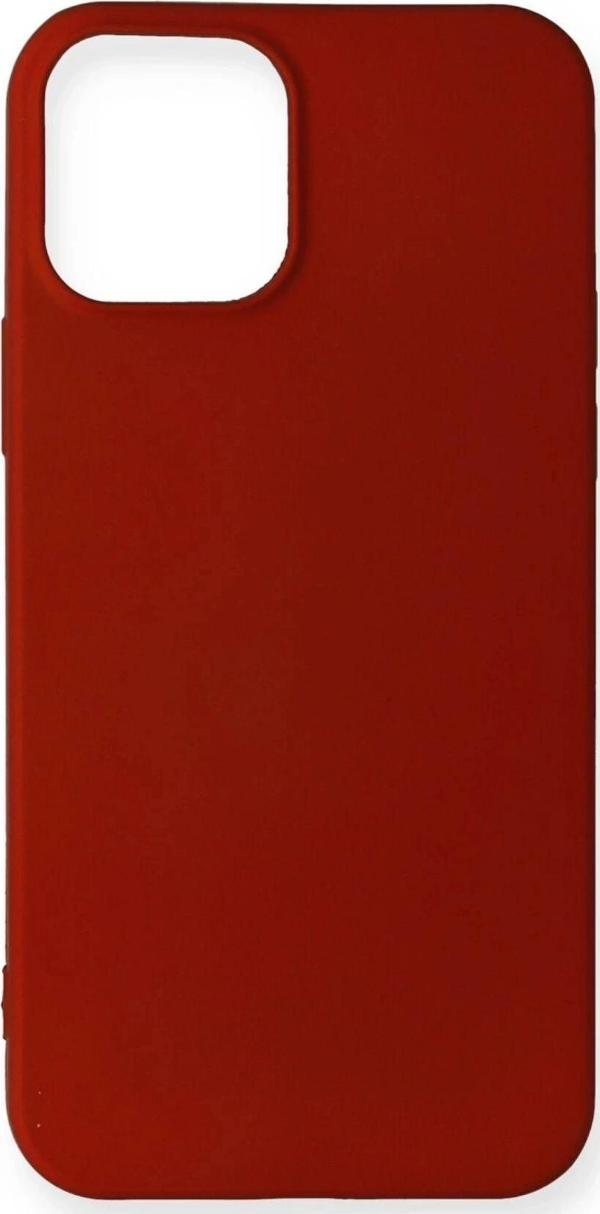 iPhone 12 Mini Kılıf First Silikon - Bordo - Image 1