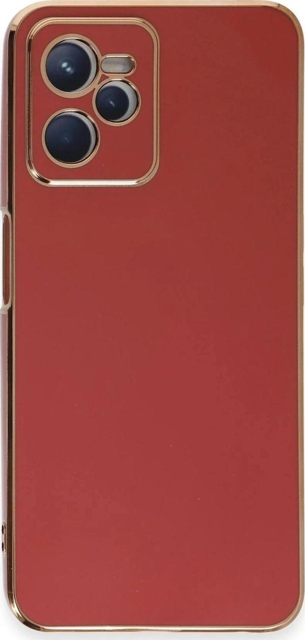 Realme C35 Kılıf Volet Silikon - Kırmızı - Image 1