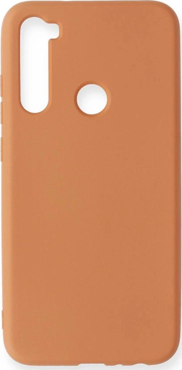 Xiaomi Redmi Note 8 Kılıf Nano içi Kadife Silikon - Turuncu - Image 1