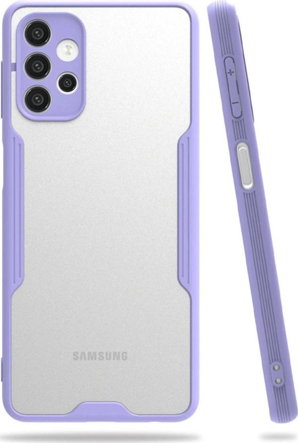 Samsung Galaxy A72 Kılıf Platin Silikon - Lila - Image 1