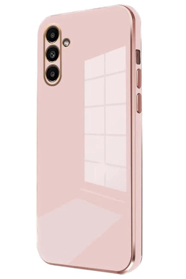 Samsung Galaxy A35 5G Kılıf Volet Silikon - Pembe - Image 1