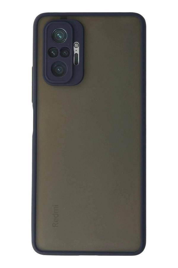 Xiaomi Redmi Note 10 Pro Kılıf Montreal Silikon Kapak - Lacivert - Image 1