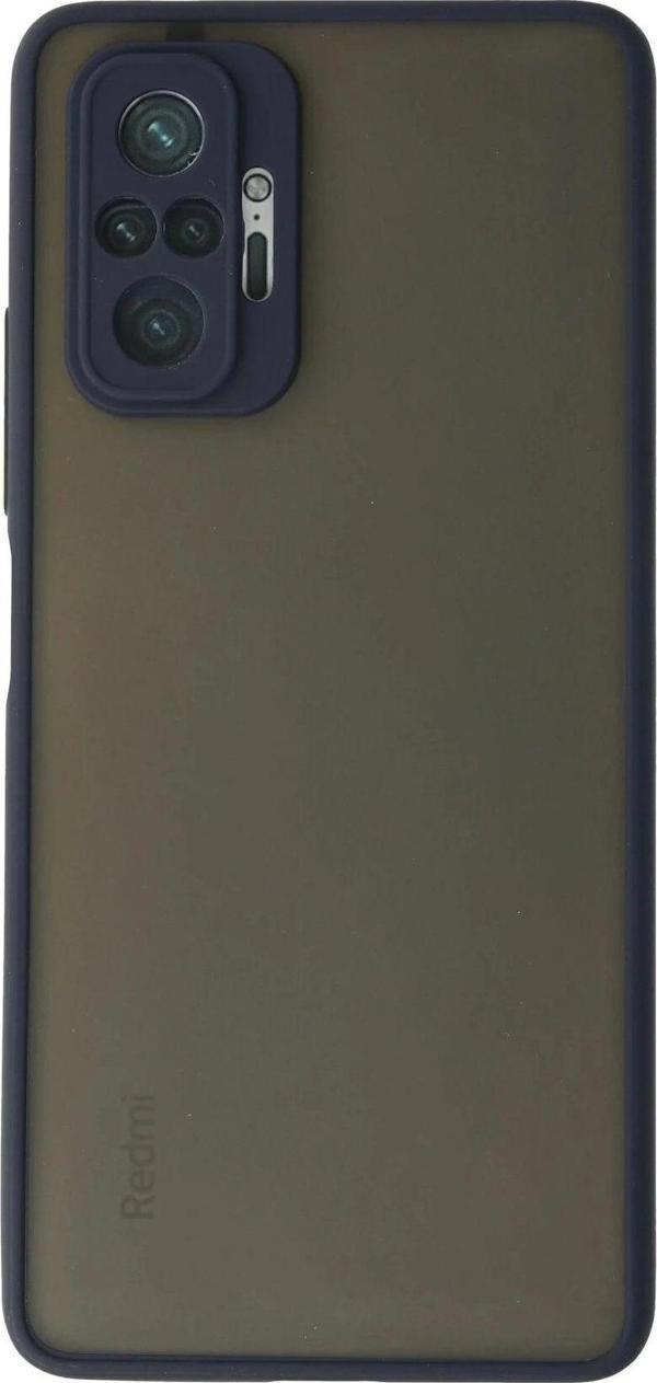 Xiaomi Redmi Note 10 Pro Kılıf Montreal Silikon Kapak - Lacivert - Image 1