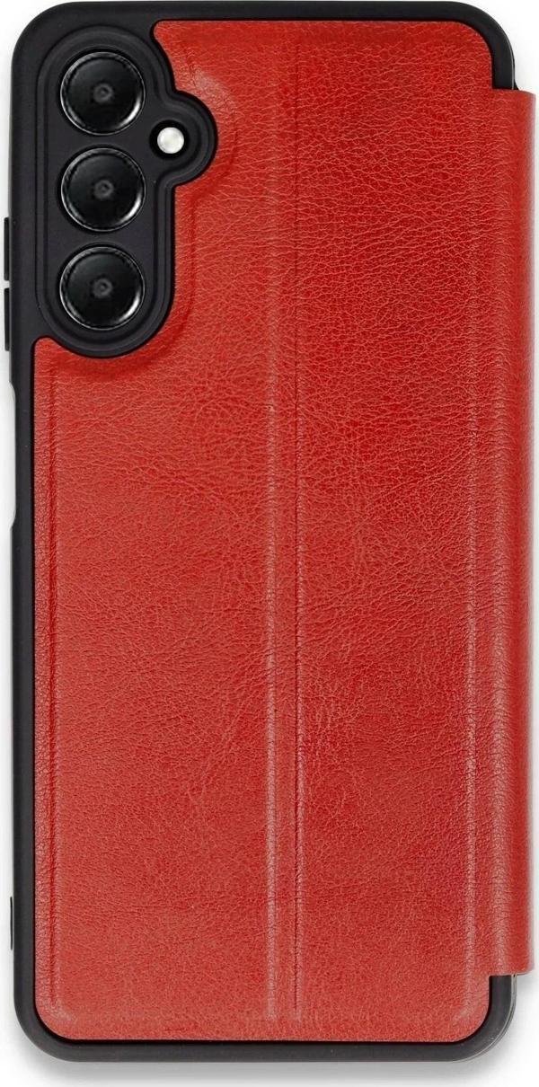Samsung Galaxy A55 5G Kılıf Flip Cover - Kırmızı - Image 1