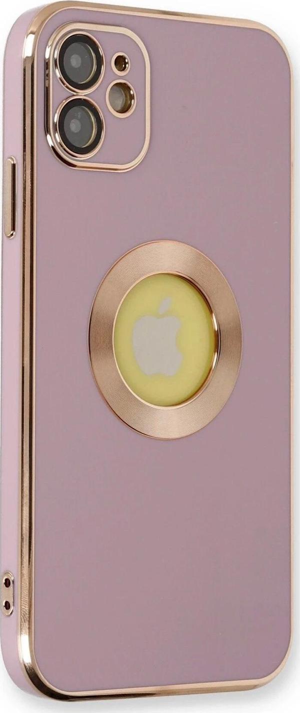 iPhone 12 Kılıf Store Silikon - Mor - Image 1