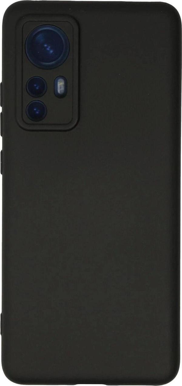 Xiaomi Mi 12 Kılıf Nano içi Kadife Silikon - Siyah - Image 1