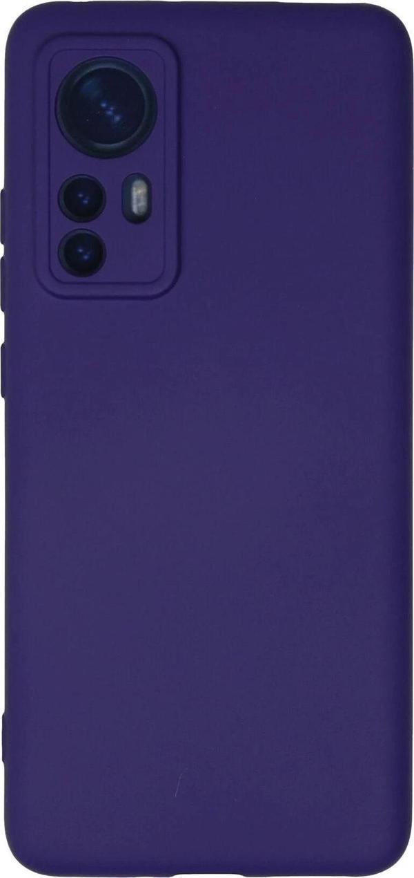 Xiaomi Mi 12 Kılıf Nano içi Kadife Silikon - Mor - Image 1