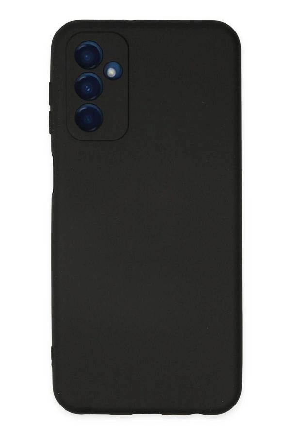 Samsung Galaxy M23 Kılıf Nano içi Kadife Silikon - Siyah - Image 1