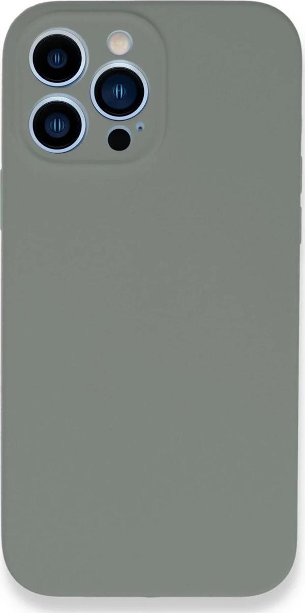 iPhone 13 Pro Max Kılıf Lansman Legant Silikon - Gri - Image 1