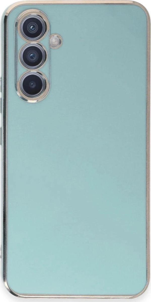 Samsung Galaxy A54 5G Kılıf Volet Silikon - Açık Yeşil - Image 1
