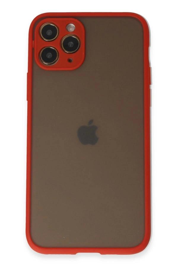 iPhone 11 Pro Kılıf Montreal Silikon Kapak - Kırmızı - Image 1