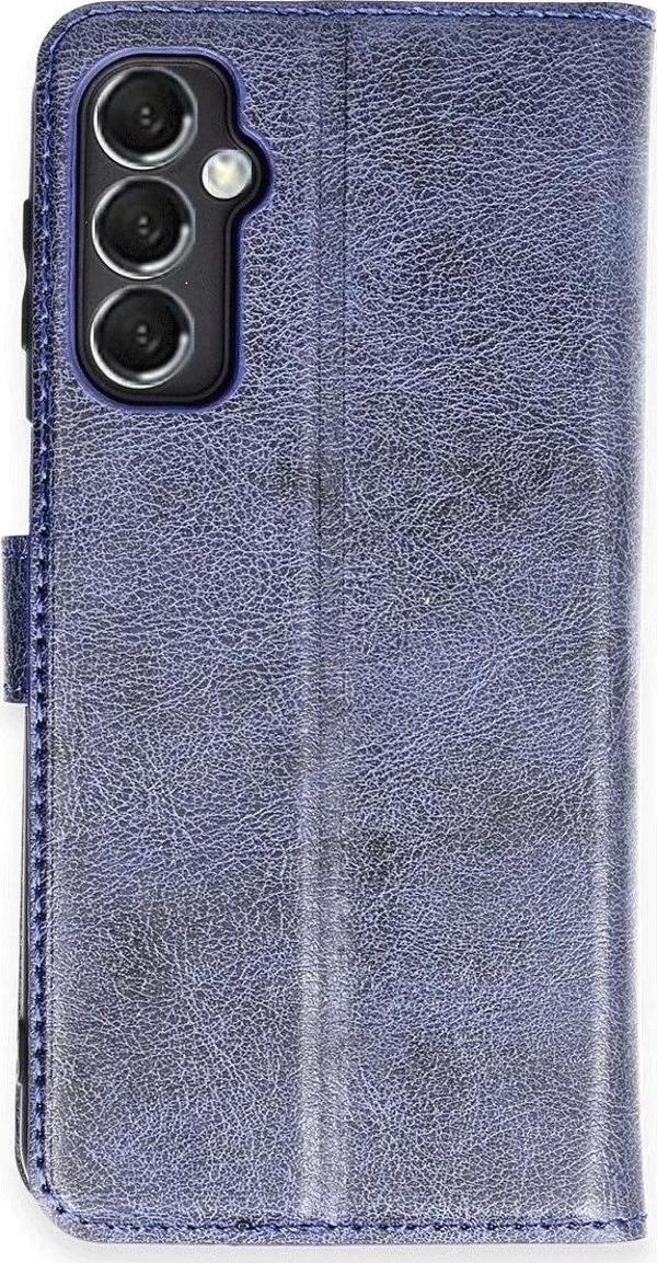 Samsung Galaxy M34 5G Kılıf Trend S Plus Kapaklı Kılıf - Lacivert - Image 1