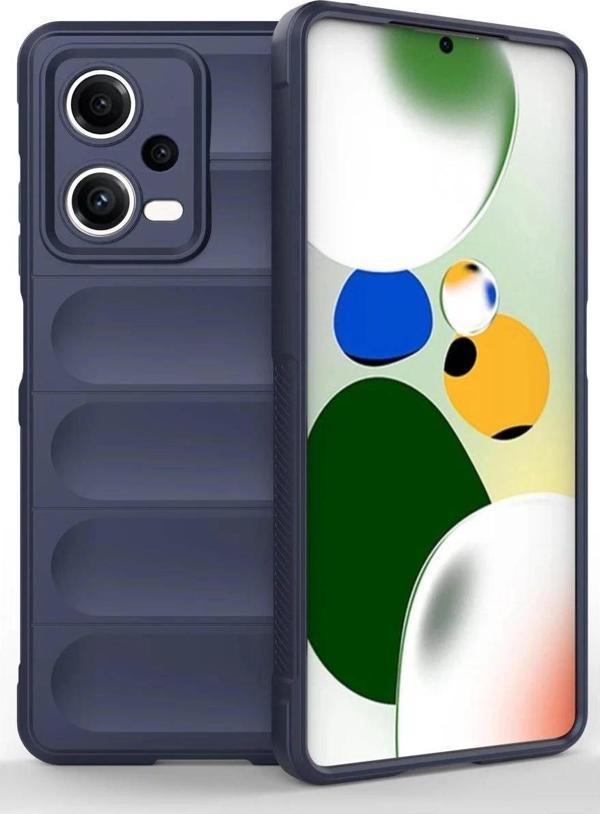 Xiaomi Poco X5 5G Kılıf Optimum Silikon - Lacivert - Image 1