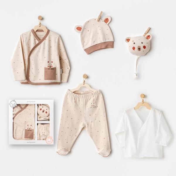 Adventurous Bear 5'li Hastane Çıkışı Beige - Image 1