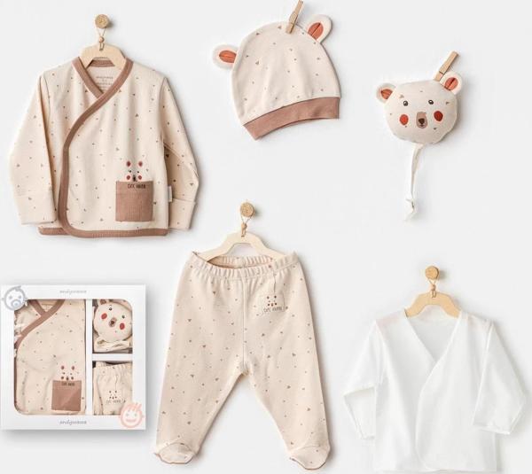 Adventurous Bear 5'li Hastane Çıkışı Beige - Image 1